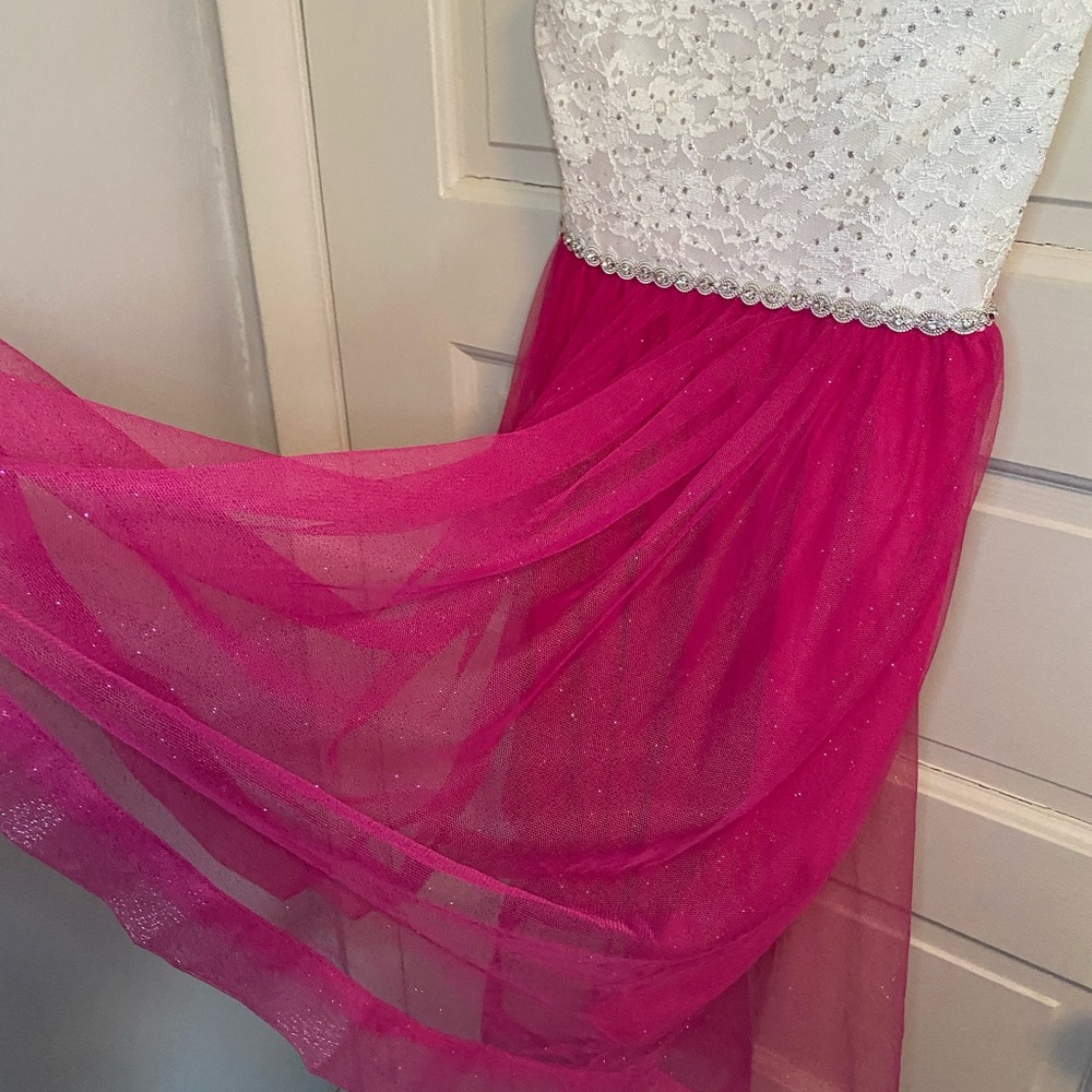 Speechless kids formal dress. High low.